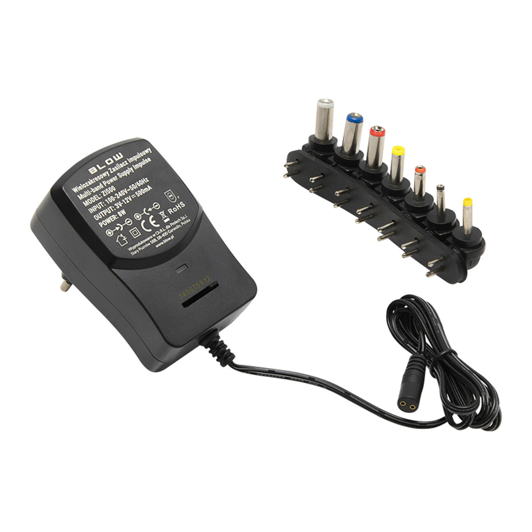 Sursă de alimentare universală reglementată 3-12V 500mA Blow ZI500 5264#