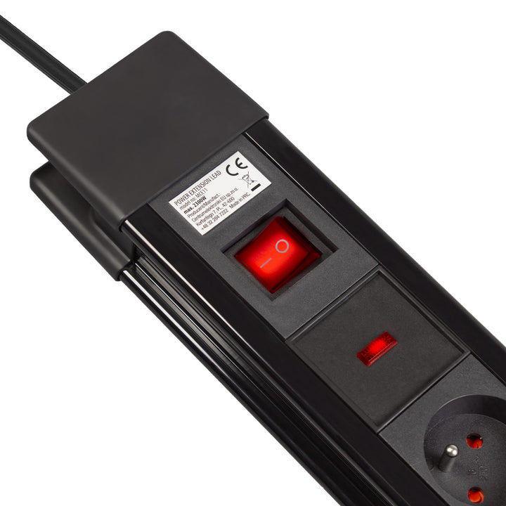 Bandă de alimentare 8 prize întrerupător iluminat protecție pentru copii