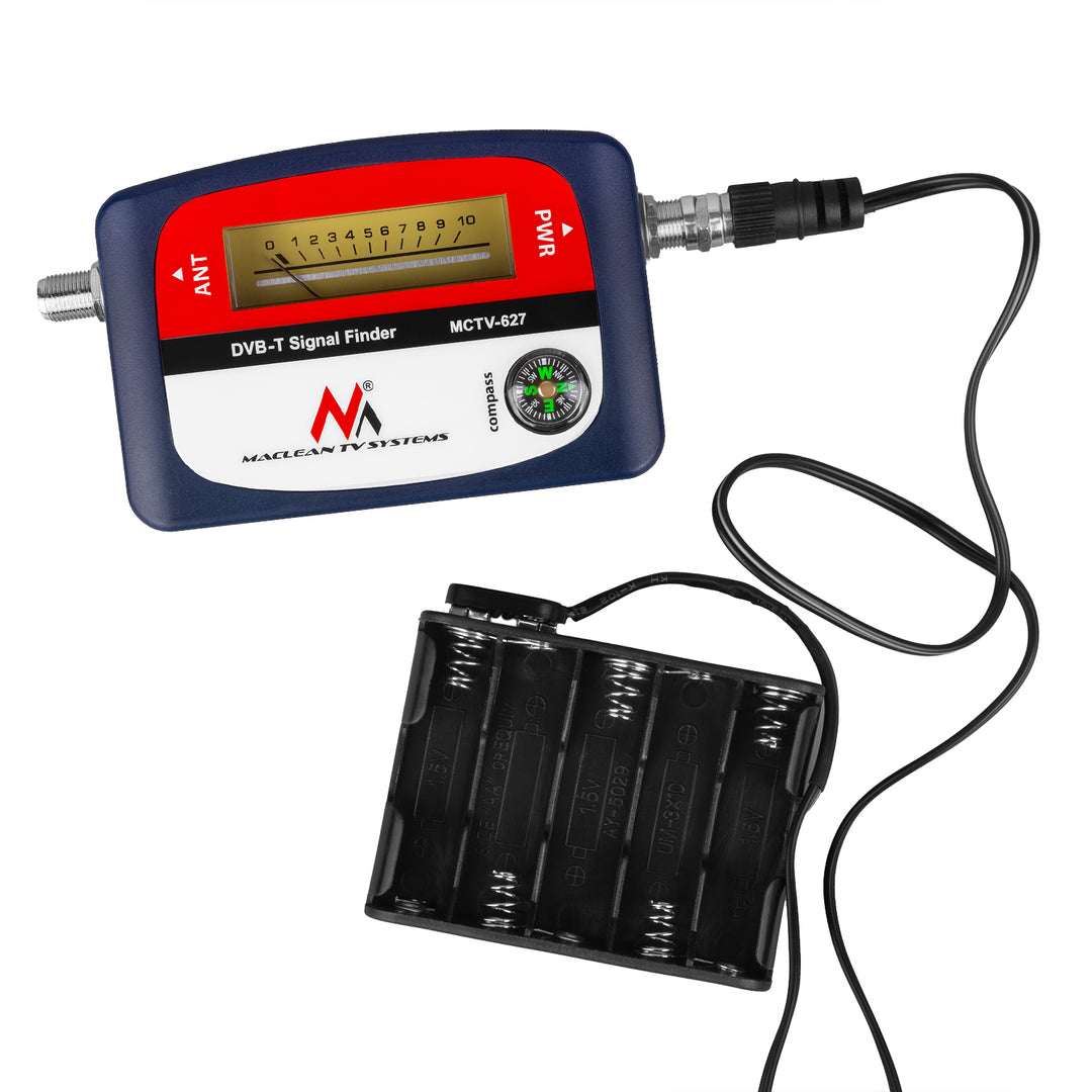Mclean MCTV-627 Mclean MCTV-627 DVB-T Satellite Finder cu capac F-F