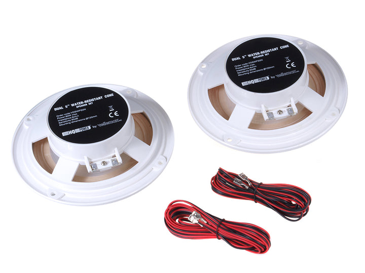 Difuzoare Velleman, plafon, 5", 80W, 8Ohm, rezistent la apă, 2 bucăți, VDSWPS5N