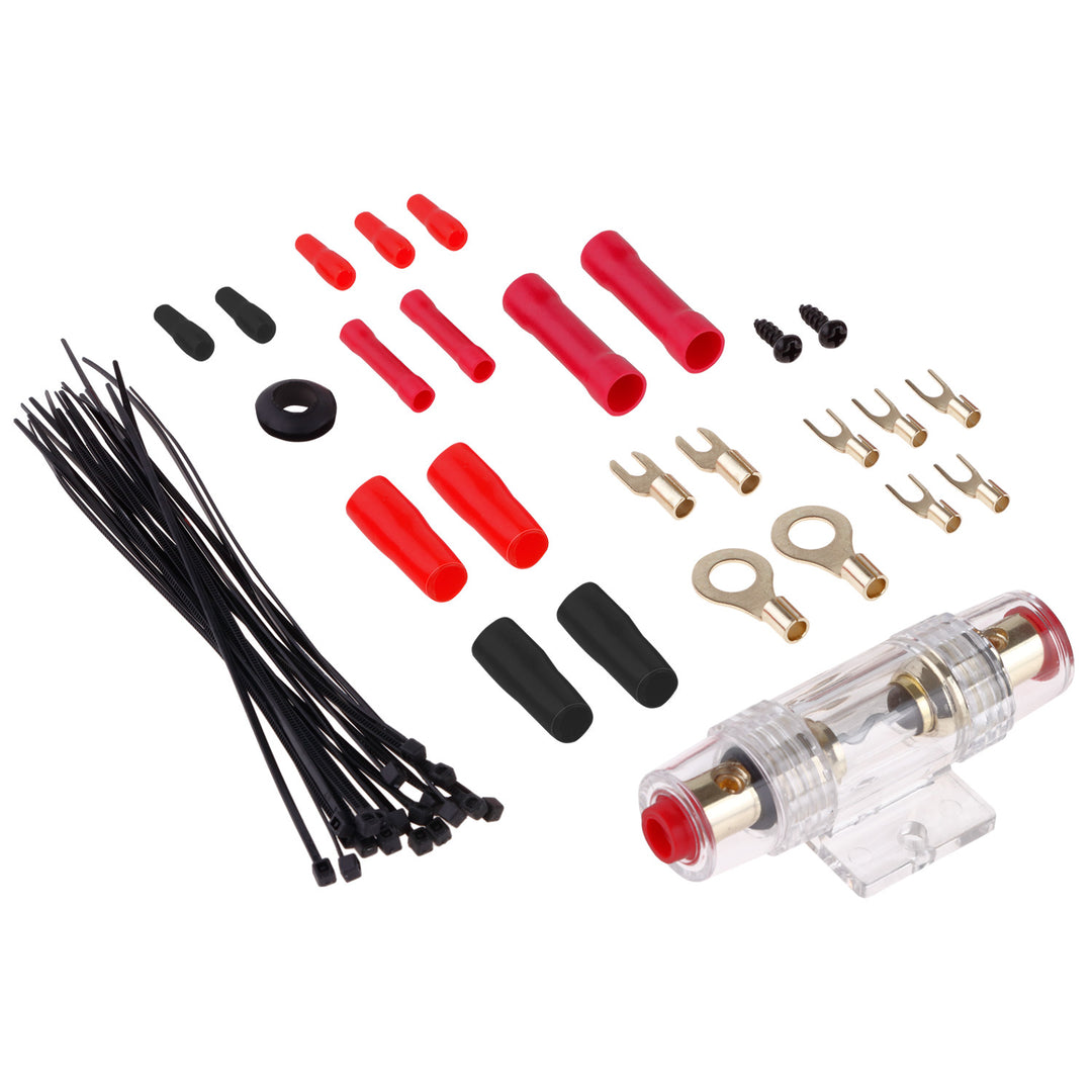 Set de cabluri pentru amplificator + accesorii de montaj Kruger&Matz KM0011