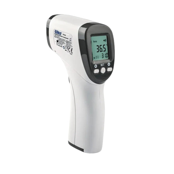 Termometru fără contact Tech-Med, afișaj LCD, memorie pentru 32 de rezultate, TM-F03BB