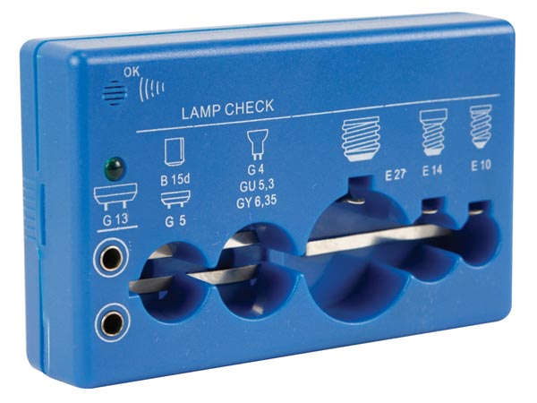 Tester pentru becuri G13, B15d/G5, G4/GU5.3/GY6.35, E27, E14, E10 VTTEST8 Velleman