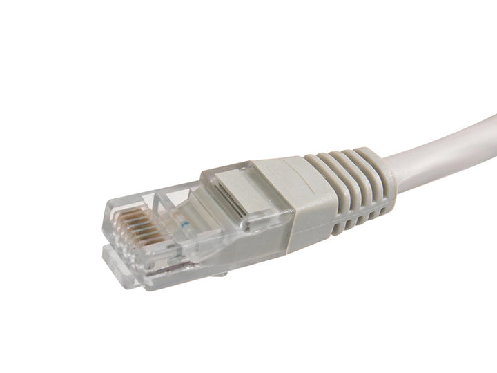 Cablu de rețea UTP LAN CAT6, cu terminație cu fișe RJ45, gri - 2m