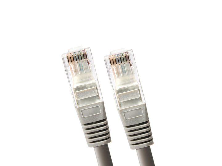 Cablu de rețea UTP LAN CAT6, cu terminație cu fișe RJ45, gri - 2m