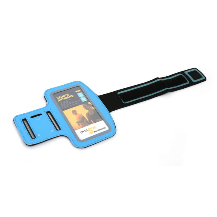 Husă pentru smartphone 5'' cu curea de umăr, albastru Platinet 42054