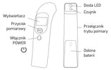 Termometru fără contact Diagnostic NC300 cu alarmă de febră