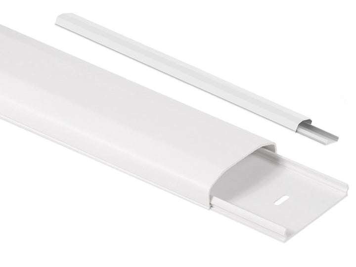 Maclean bandă de acoperire a cablurilor, sistem, plastic 60x20x750mm, MC-695 W