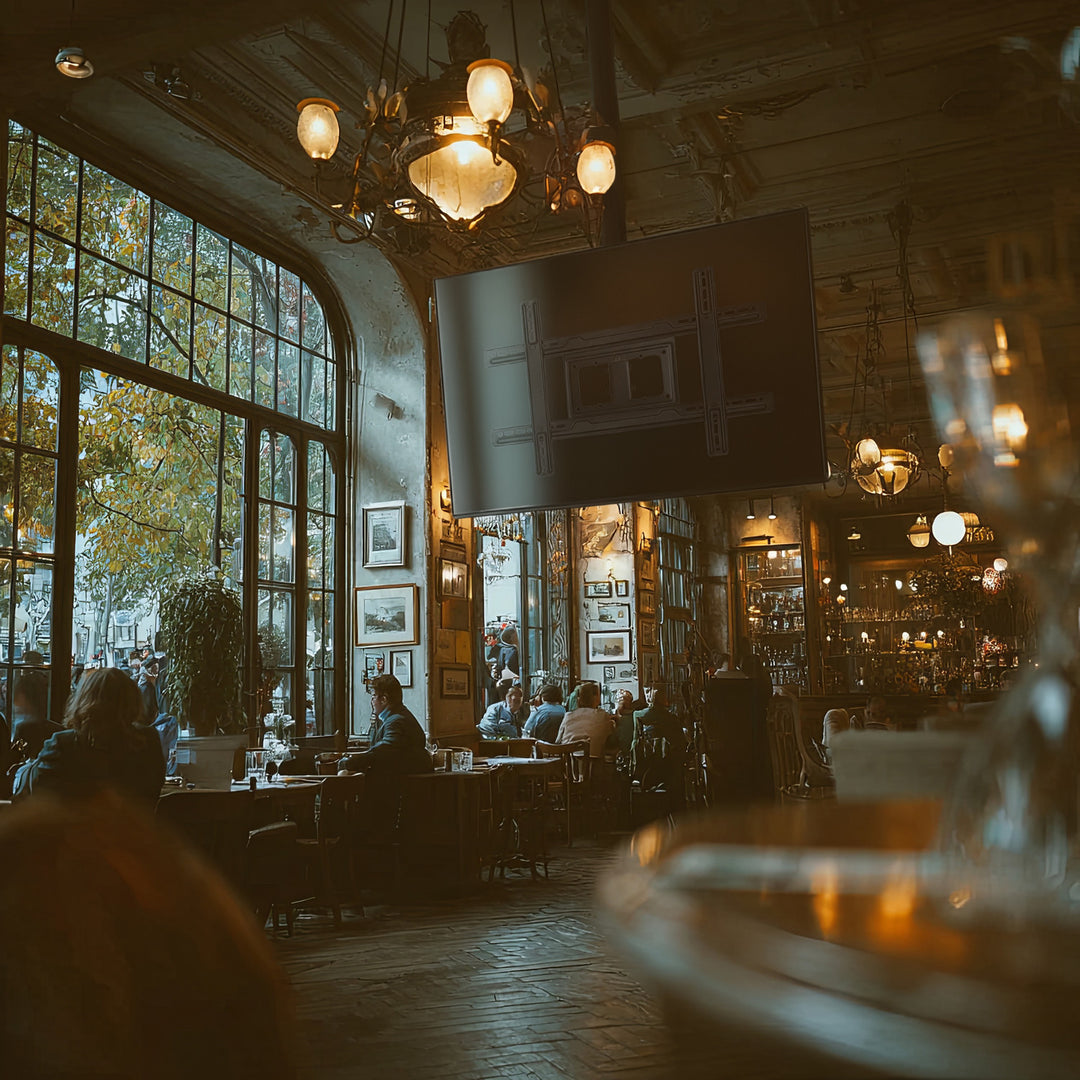 Maclean MC-803 Suport universal pentru televizor universal pentru montare pe tavan LCD OLED QLED Plasma 23'' - 100" 50kg VESA