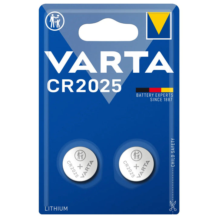 Baterii litiu 2x Varta CR 2025, de înaltă calitate, 3V