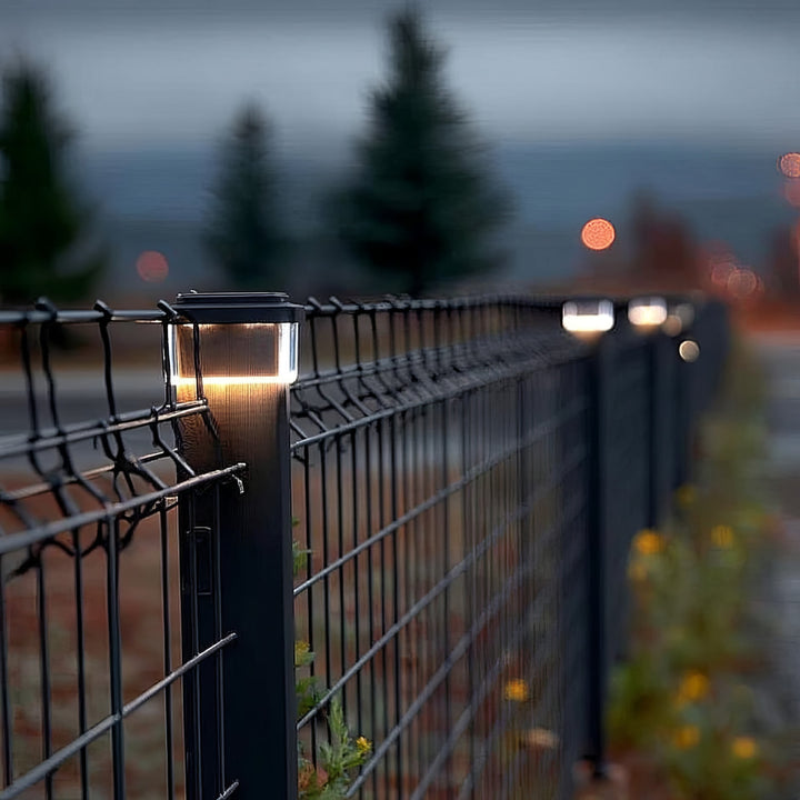 GreenBlue LED lampă solară pentru stâlpi, 60x60mm, copertină plic, GB126