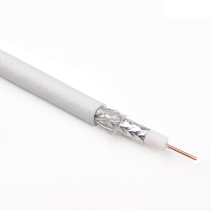Cablu coaxial antenă/satelit Maclean, 1.0CCS RG6, 50M, MCTV-571
