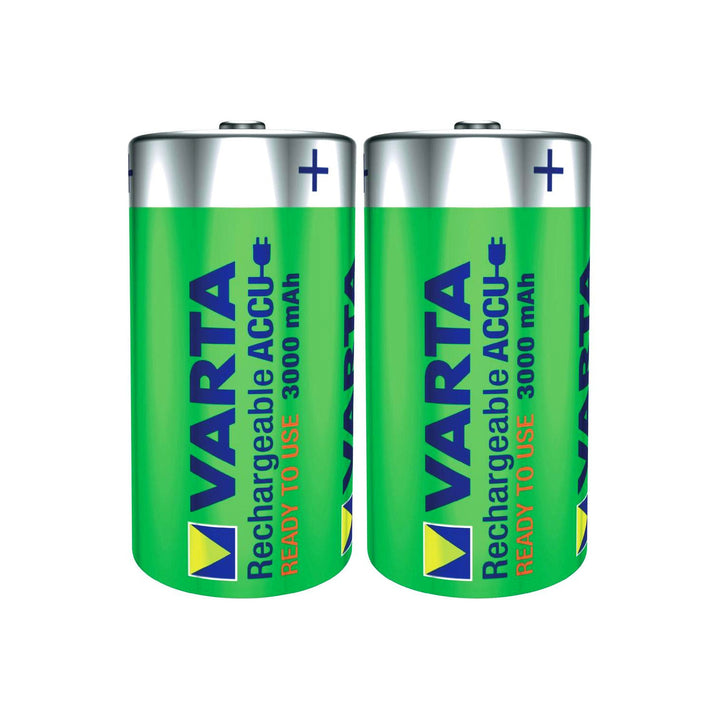 Set 2 baterii Varta Ready2Use R14 C 3000 mAh, reîncărcabile, capacitate 3000 mAh