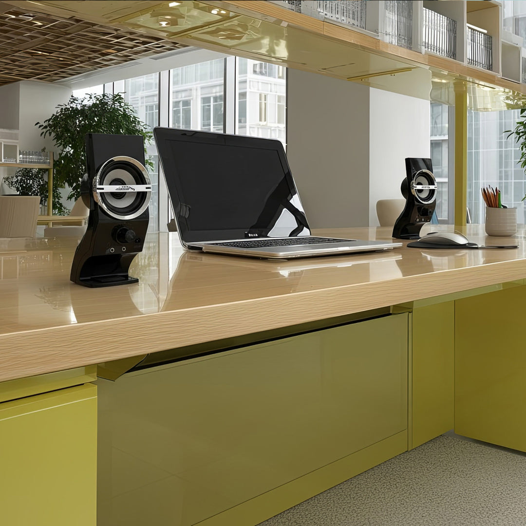 Difuzoare de calculator Audiocore de 6W, USB, negru, AC805