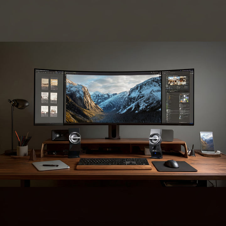 Difuzoare de calculator Audiocore de 6W, USB, negru, AC805