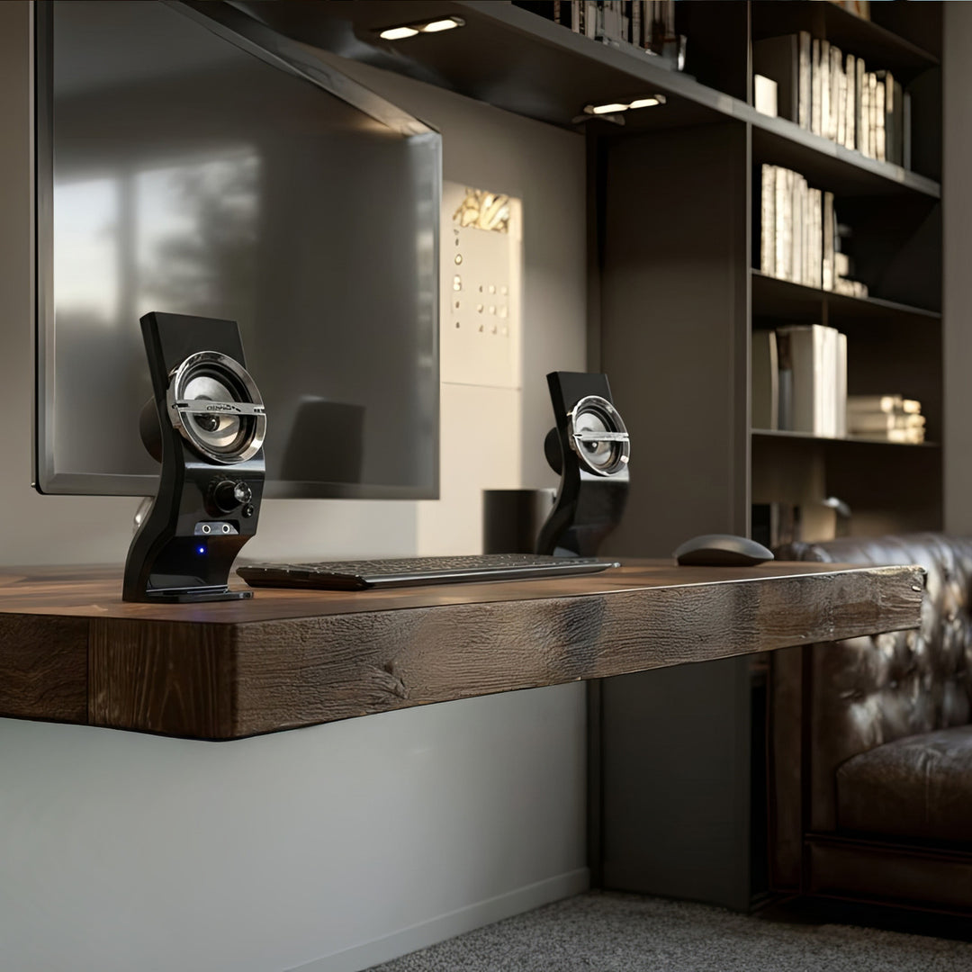 Difuzoare de calculator Audiocore de 6W, USB, negru, AC805