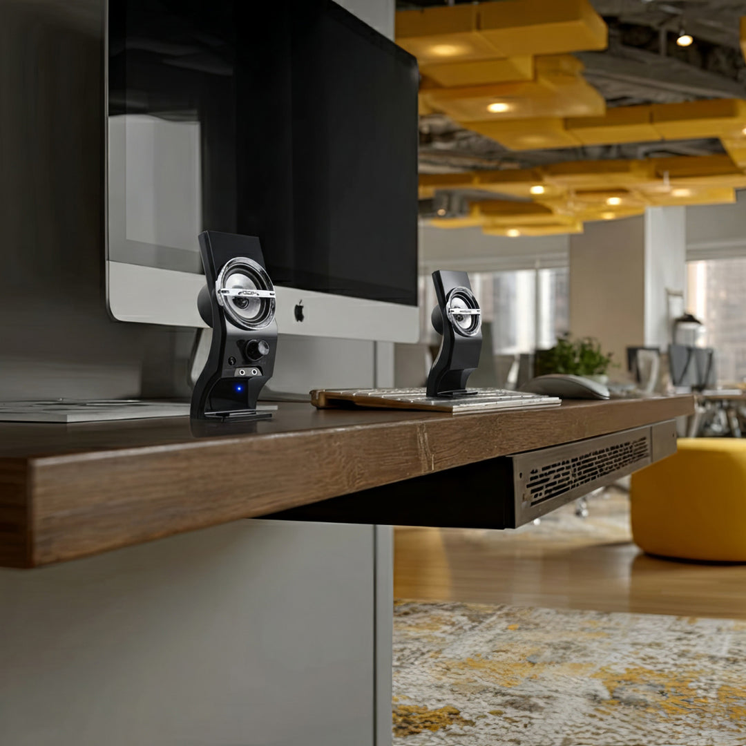 Difuzoare de calculator Audiocore de 6W, USB, negru, AC805