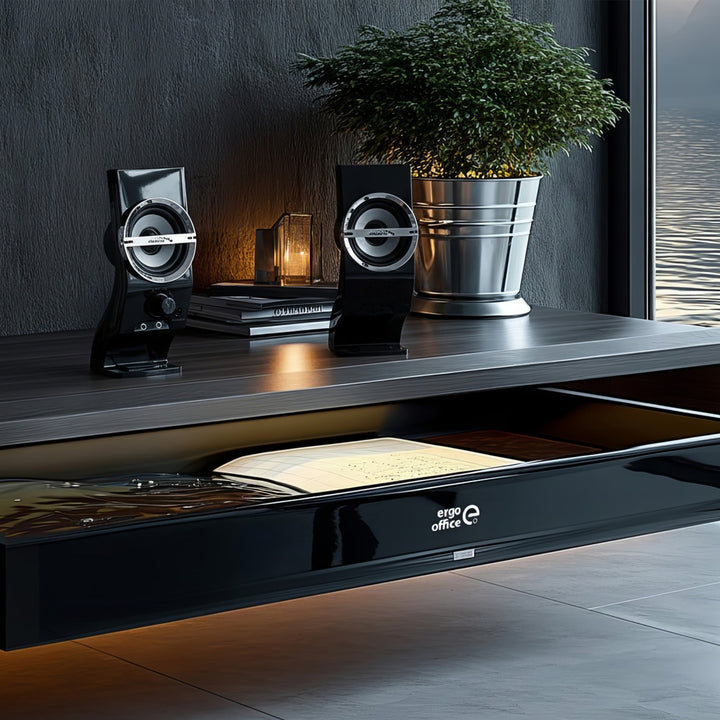 Difuzoare de calculator Audiocore de 6W, USB, negru, AC805