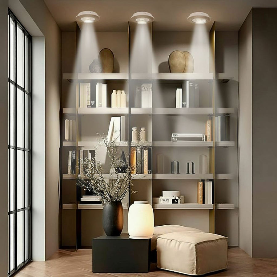 Set de 6 Lampi LED Maclean cu Control din Telecomanda