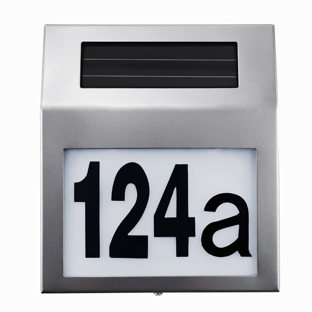 Maclean Energy MCE172 Lampă solară cu LED-uri cu număr de casă