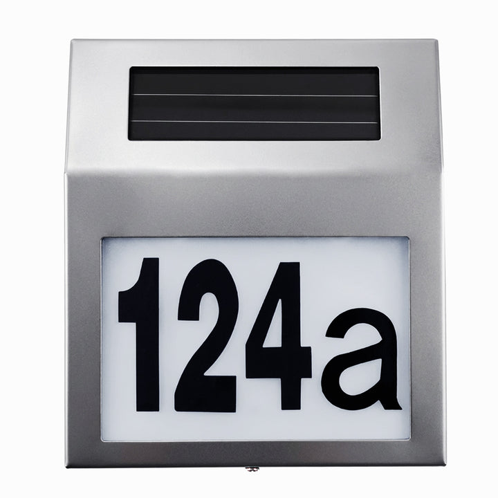 Maclean Energy MCE172 Lampă solară cu LED-uri cu număr de casă