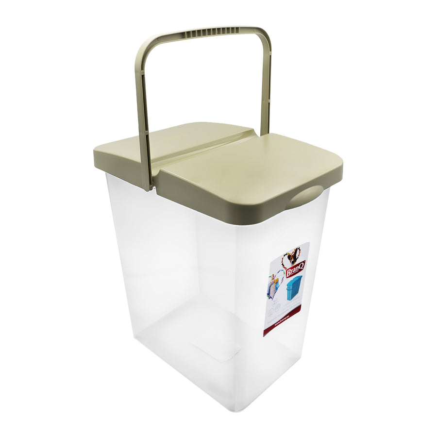 Recipient transparent pentru hrană sub formă de pulbere, 10 l, BranQ 1311
