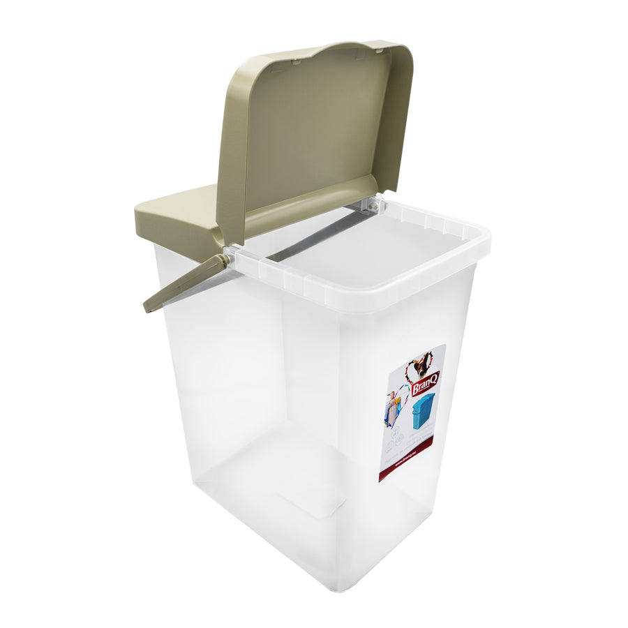 Recipient transparent pentru hrană sub formă de pulbere, 10 l, BranQ 1311