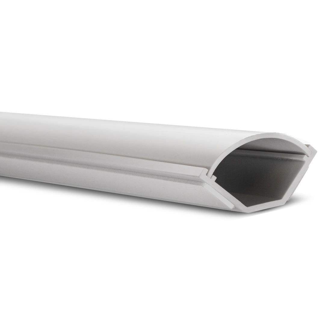 Bandă de mascare Maclean, Conductă pentru cabluri, Cu bandă, Alb, 1,5m 73*42mm, MCTV-577