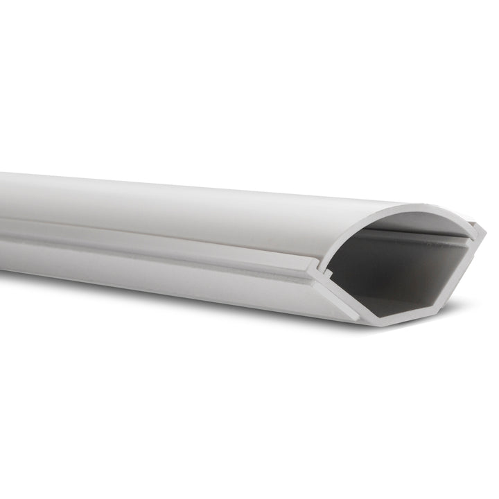 Bandă de mascare Maclean, Conductă pentru cabluri, Cu bandă, Alb, 1,5m 73*42mm, MCTV-577