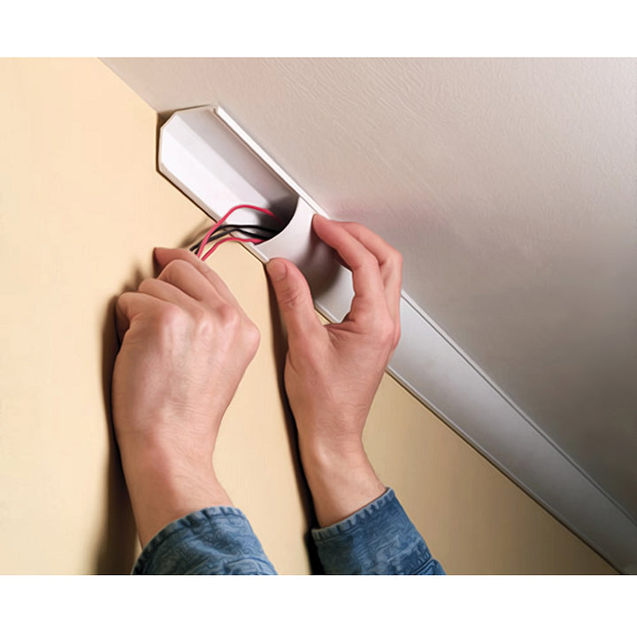 Bandă de mascare Maclean, Conductă pentru cabluri, Cu bandă, Alb, 1,5m 73*42mm, MCTV-577