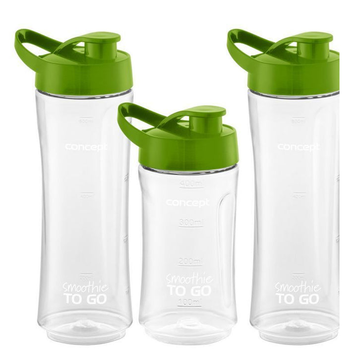 Aparat pentru smoothie Concept, 3 sticle de amestecare, 300 W, SM3365
