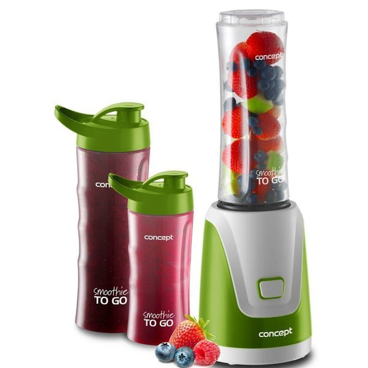 Aparat pentru smoothie Concept, 3 sticle de amestecare, 300 W, SM3365