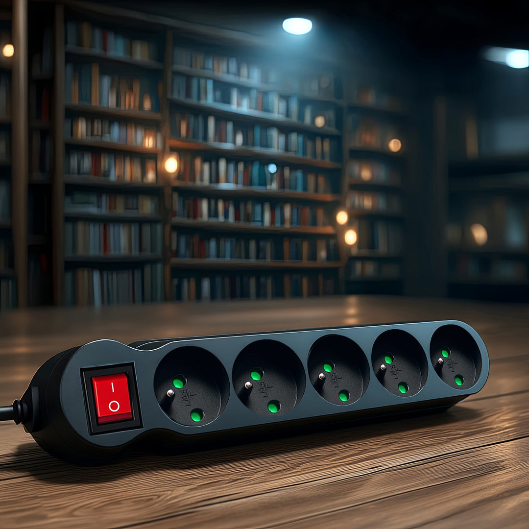 Maclean Energy power strip MCE183 Cablu de extensie cu 5 prize cu întrerupător