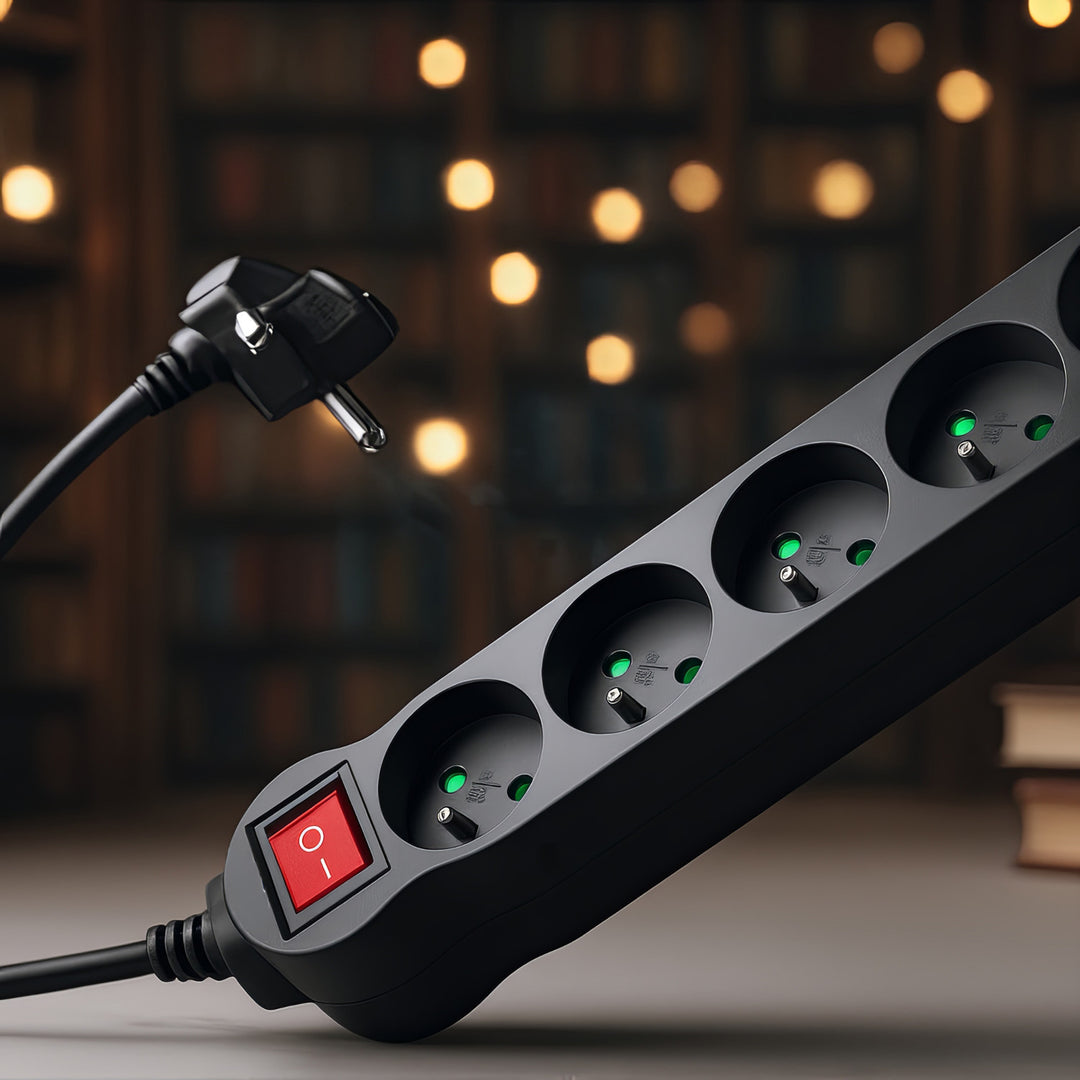 Maclean Energy power strip MCE183 Cablu de extensie cu 5 prize cu întrerupător