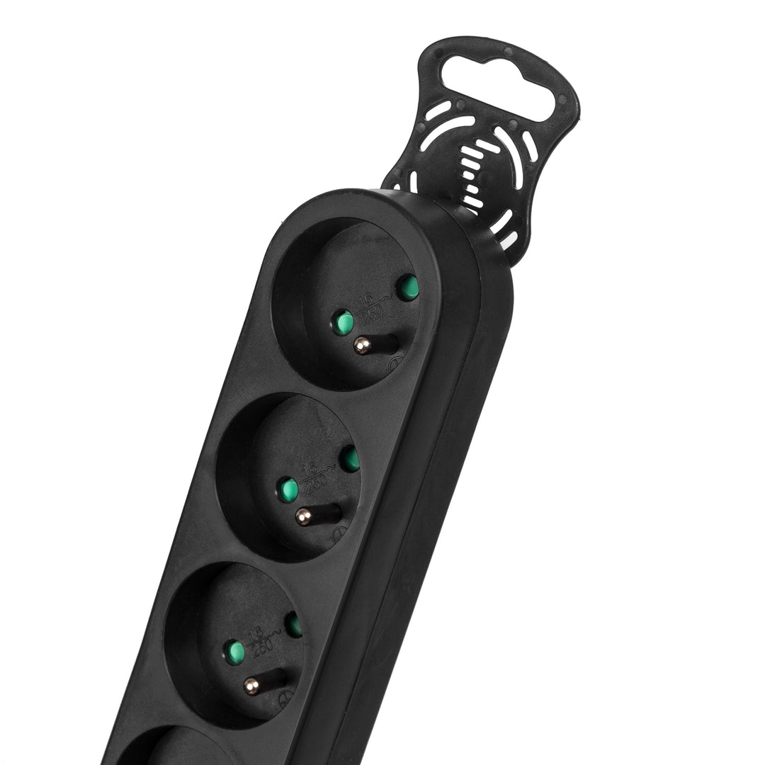 Maclean Energy power strip MCE188 Cablu prelungitor cu 6 prize cu întrerupător