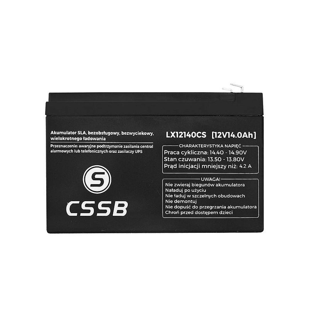 Baterie cu gel 12V 14Ah fără întreținere LX12140 pentru sarcini grele