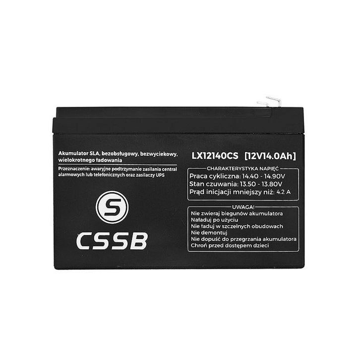Baterie cu gel 12V 14Ah fără întreținere LX12140 pentru sarcini grele