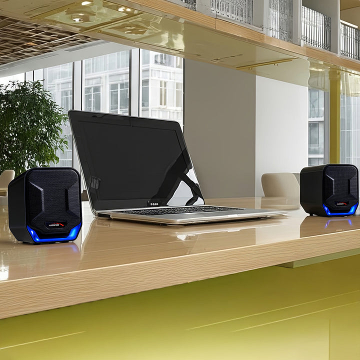 Set boxe PC, 6W, USB, Audiocore AC865, negru, jack 3.5