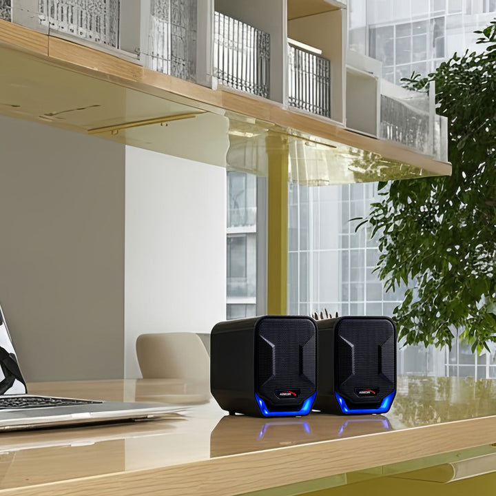 Set boxe PC, 6W, USB, Audiocore AC865, negru, jack 3.5