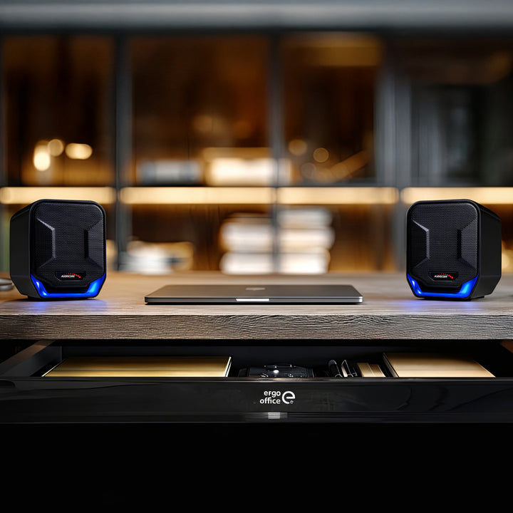 Set boxe PC, 6W, USB, Audiocore AC865, negru, jack 3.5