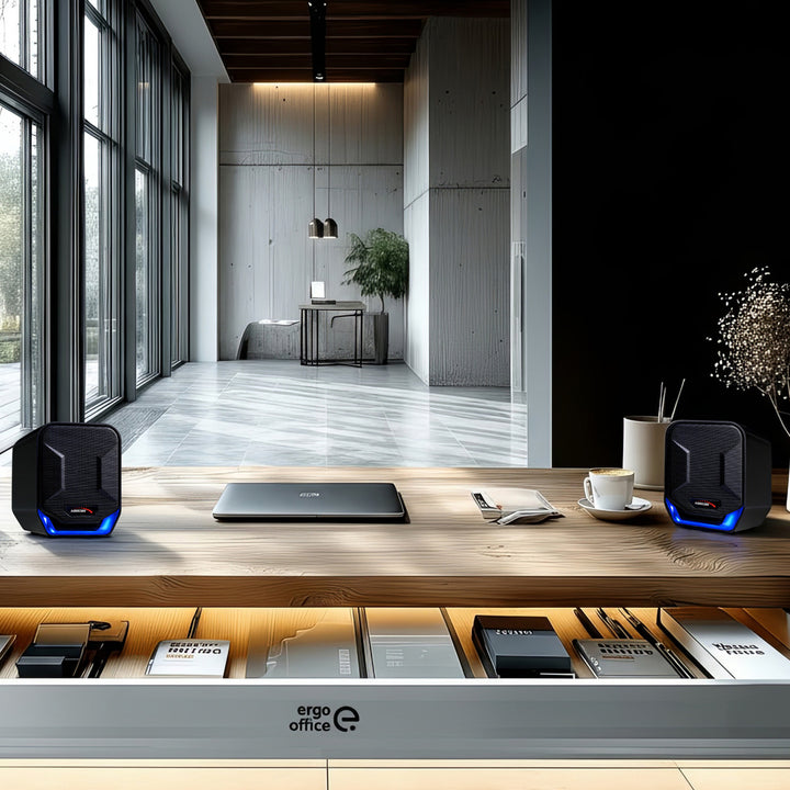 Set boxe PC, 6W, USB, Audiocore AC865, negru, jack 3.5