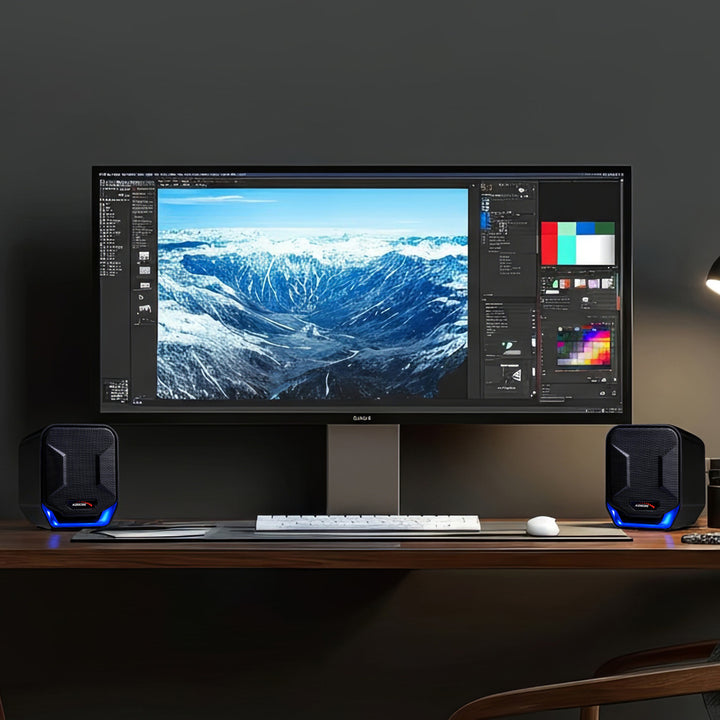 Set boxe PC, 6W, USB, Audiocore AC865, negru, jack 3.5