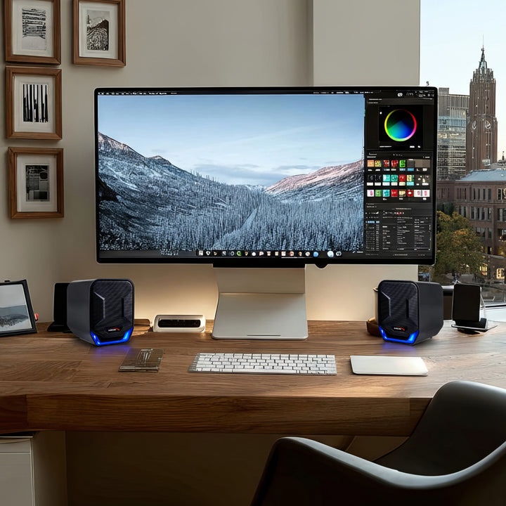 Set boxe PC, 6W, USB, Audiocore AC865, negru, jack 3.5