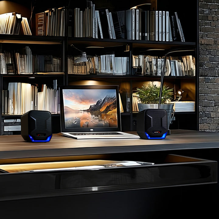 Set boxe PC, 6W, USB, Audiocore AC865, negru, jack 3.5