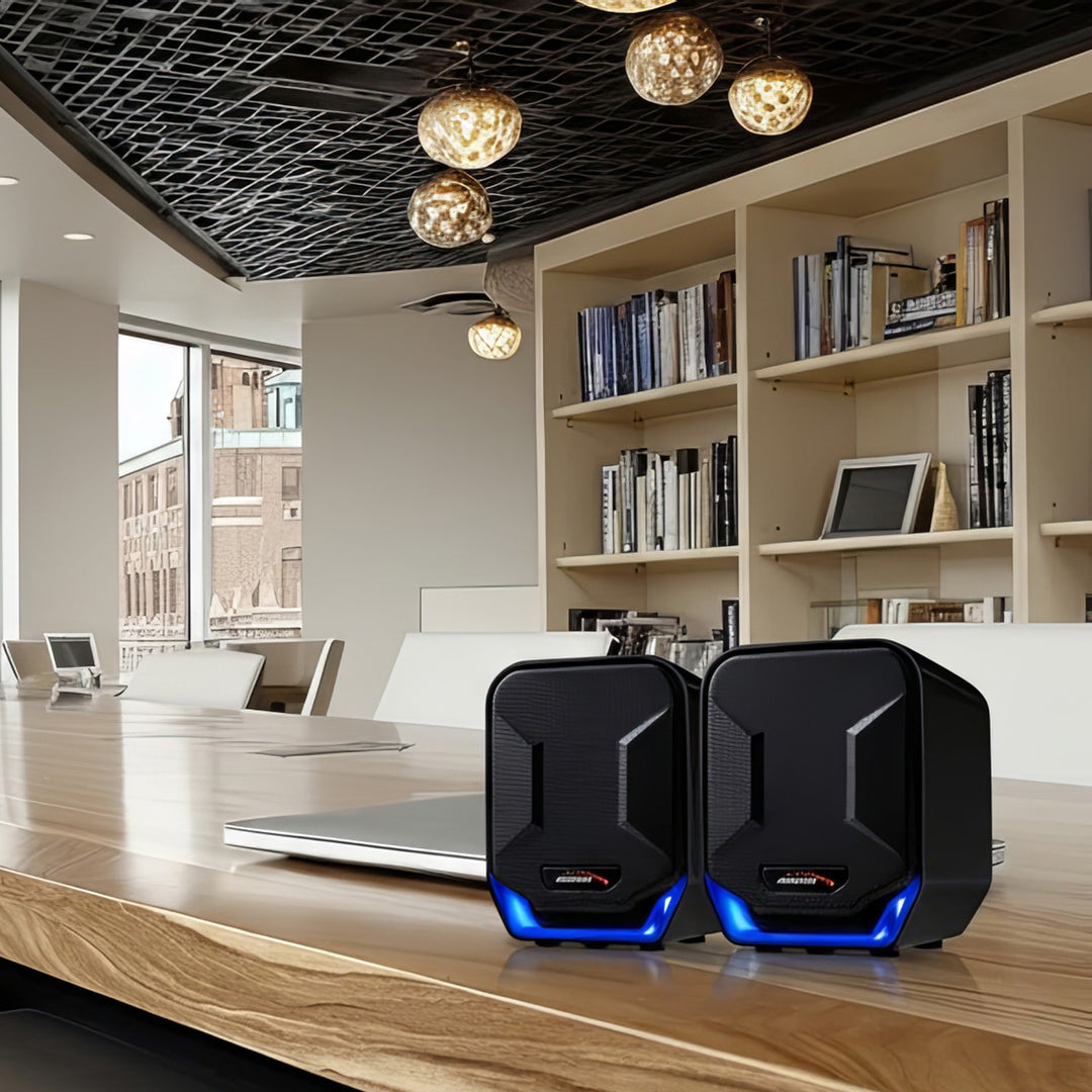 Set boxe PC, 6W, USB, Audiocore AC865, negru, jack 3.5