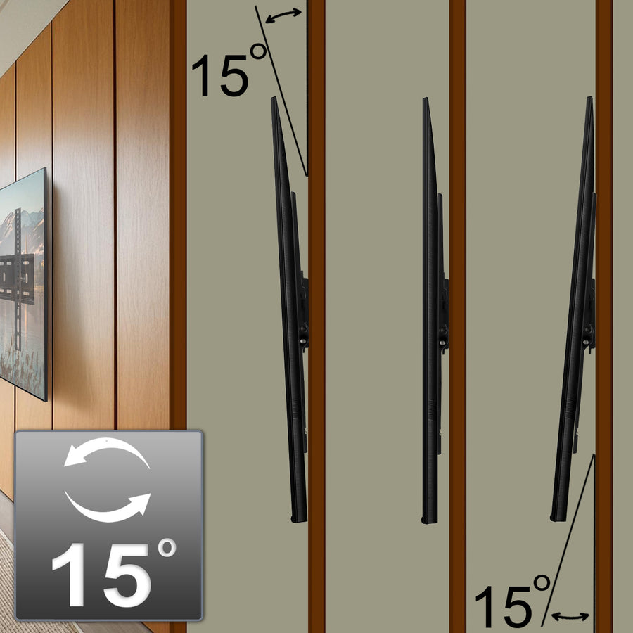 Suport TV 26-65" 45kg max vesa 400x400 negru