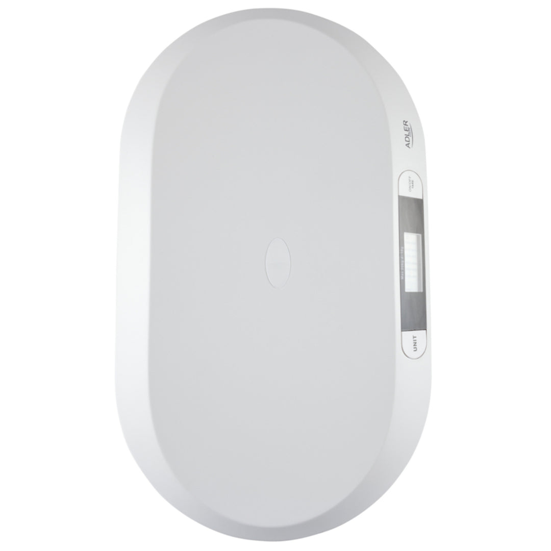 Cântar pentru copii și bebeluși Adler, afișaj LCD, iluminare din spate, funcție de tarare AD8139