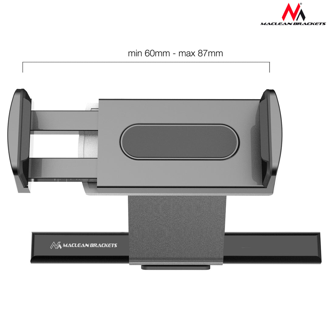 Maclean Suport pentru telefon cu fantă pentru CD, seria Comfort, aluminiu + ABS, MC-782