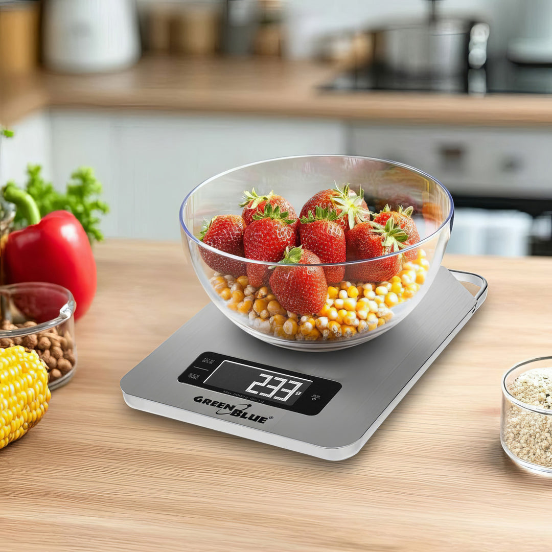 Cântar digital de bucătărie cu timer GreenGBlue GB170 min 1g max 5000g