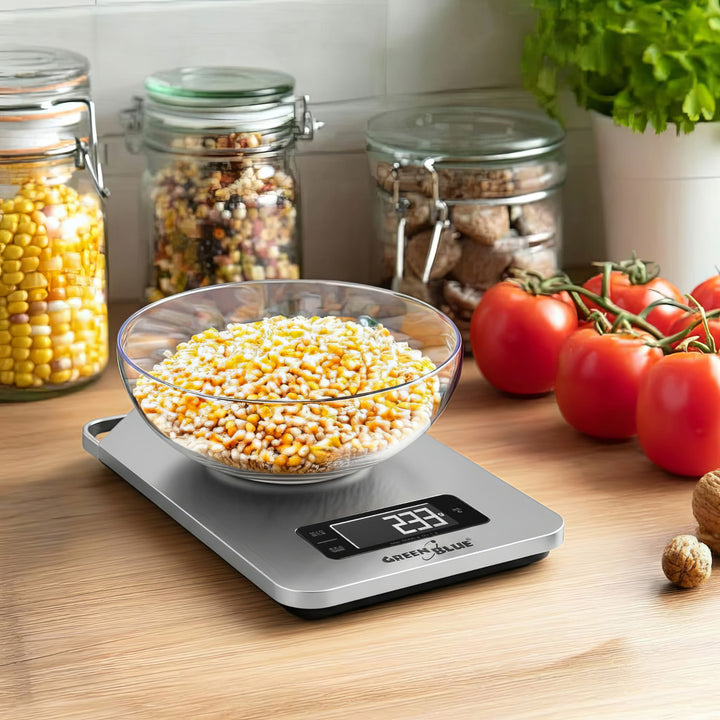 Cântar digital de bucătărie cu timer GreenGBlue GB170 min 1g max 5000g